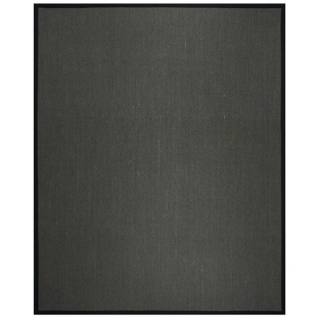 Safavieh Natural Fiber Large Rectangle Area Rug Anthracite & Black - 8 x 10 ft. NF131D-8